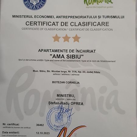 Apartament Ama Сібіу Екстер'єр фото